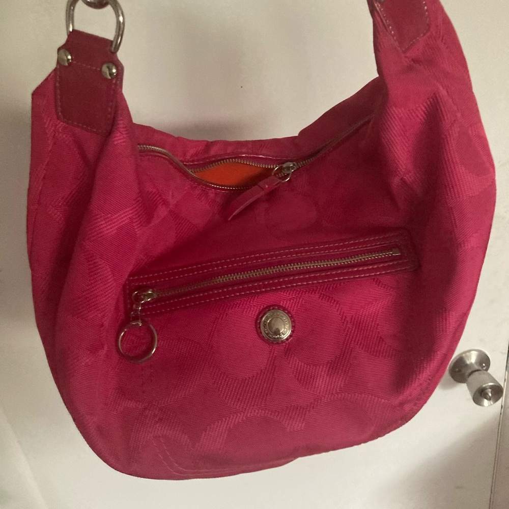 Pink Coach bag